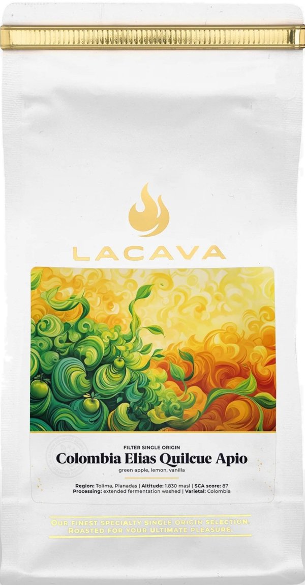 LaCava Καφές σε Κόκκους Colombia Elias Quilcue Apio, Extended Fermentation Washed, Filter Roast, 250g