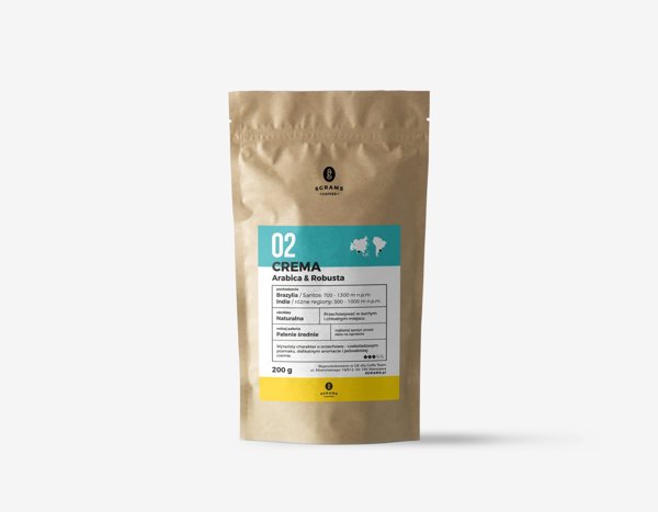 Kawa palona ziarnista 8Grams Crema 1kg