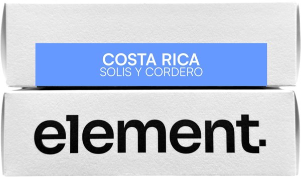 Kawa ziarnista Element element. - kawa ziarnista Kostaryka Solis Cordero Natural Anaerobic Filter 100 g