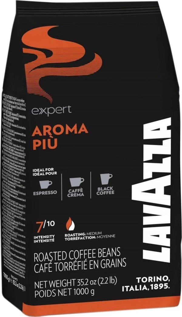 Καφές σε κόκκους Lavazza Expert Plus Aroma Piu 1 κιλό