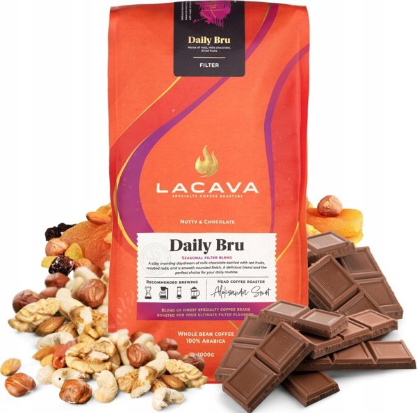 Καφές LaCava LaCava Καθημερινό Φίλτρο, 100% Arabica, 1kg