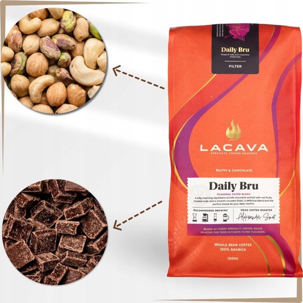 Καφές LaCava LaCava Καθημερινό Φίλτρο, 100% Arabica, 1kg