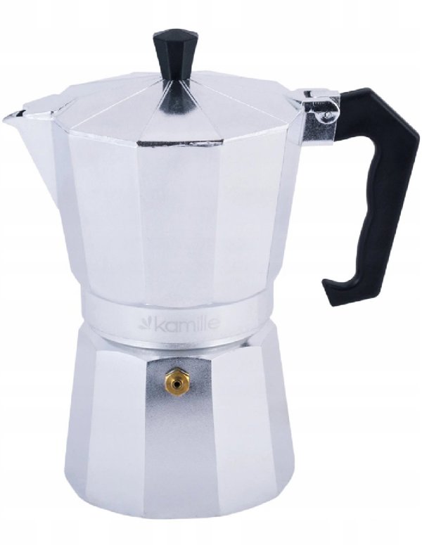 Καφετιέρα Espresso Kamille 6 Φλιτζάνια από Αλουμίνιο (15277-uniw)