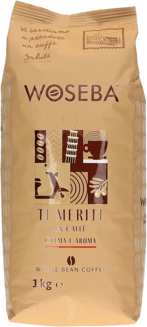 Καφές σε Κόκκους Woseba Ti Meriti Crema e Aroma, 1kg