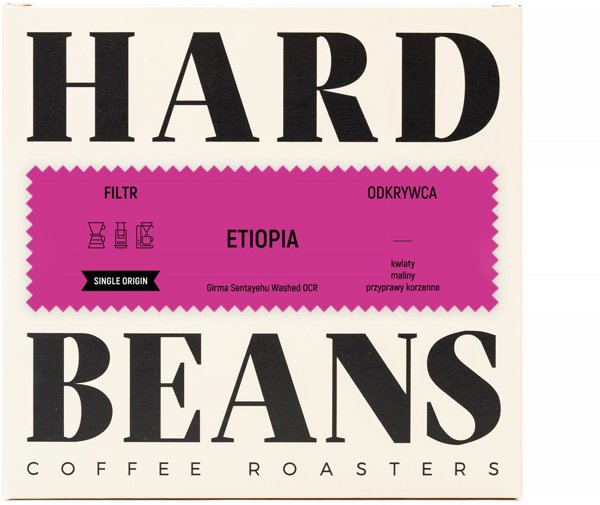 Kawa ziarnista Hard Beans Etiopia Girma Sentayehu Washed OCR 250g