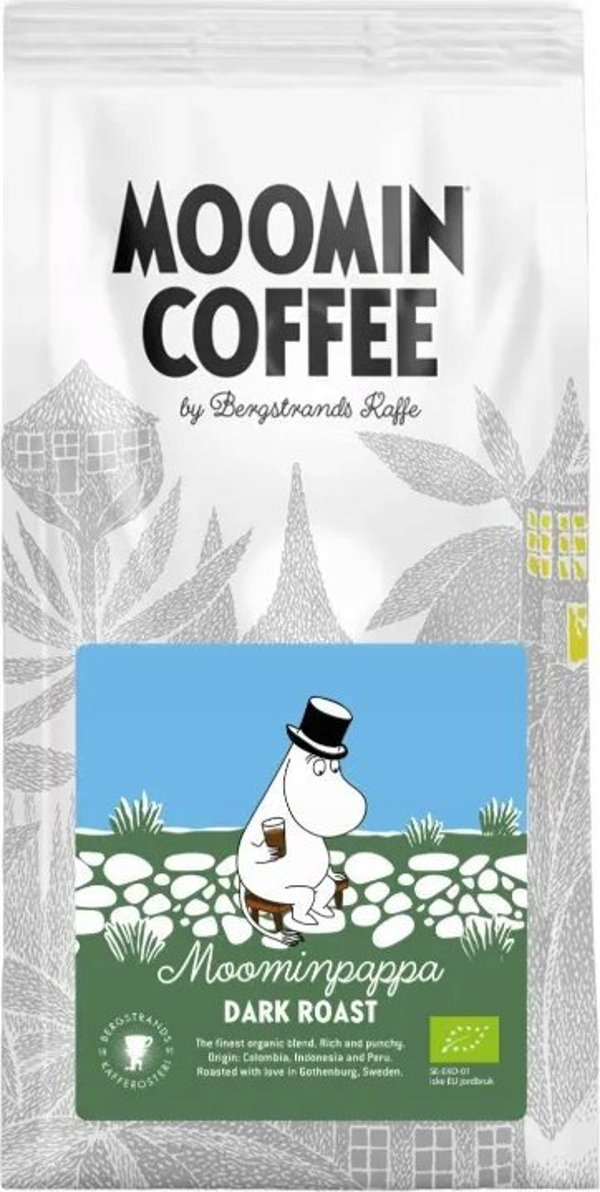 Bergstrands Kafferosteri Moomin Coffee - Moominpappa Καφές σε Κόκκους 250g