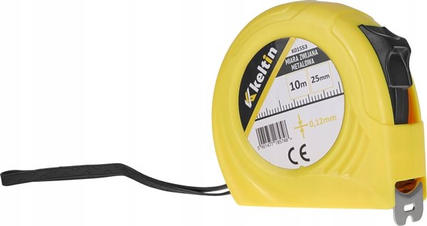 Μεταλλική Μεζούρα Keltin 10m x 25mm, Επαγγελματικό Μέτρο Ταινίας