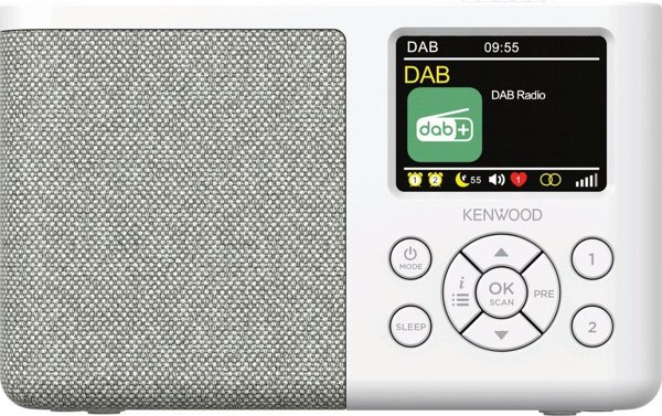 Kenwood CR-M33DAB Φορητό Ραδιόφωνο DAB+/FM με Bluetooth Λευκό