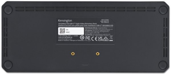 Σταθμός σύνδεσης Kensington SD4843P EQ USB-C 10Gb/s, τριπλή οθόνη, χωρίς drivers
