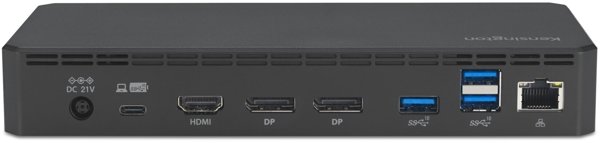 Σταθμός σύνδεσης Kensington SD4843P EQ USB-C 10Gb/s, τριπλή οθόνη, χωρίς drivers