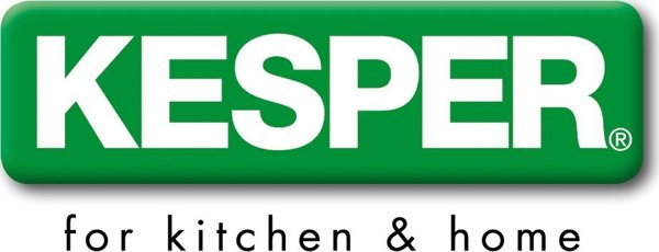 Kesper Τριώροφο Ράφι Κουζίνας, Στενό, Μεταλλικό, Λευκό, 54x12x45cm