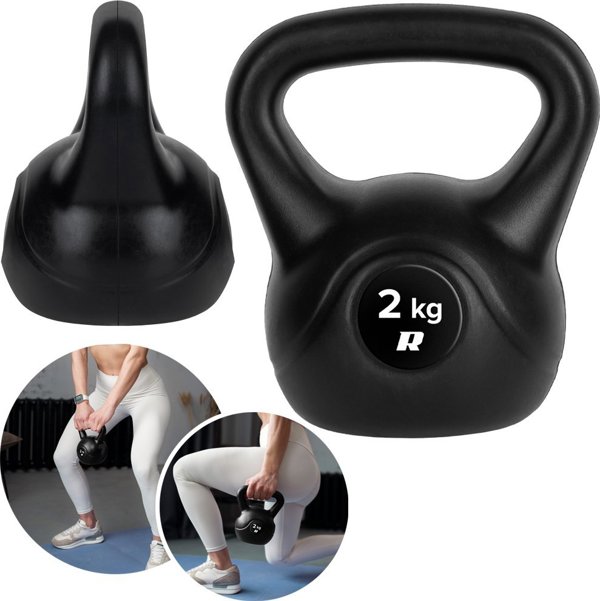 Kettlebell Rebel RBA-2311 ασφαλτικός 2 kg