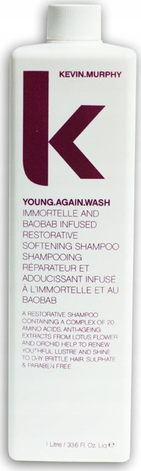 Kevin Murphy Young Again Wash Αναδομητικό Σαμπουάν για Μαλλιά 1000ml
