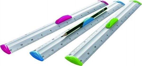 Keyroad Αλουμινένιος Χάρακας Measure Clip με Λαβή, 30 εκ., Ποικιλία Χρωμάτων