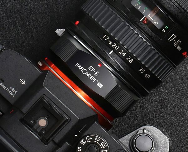 K&F Concept Pro Αντάπτορας Φακού Canon EF/EF-S σε Sony E/NEX - KF06.437