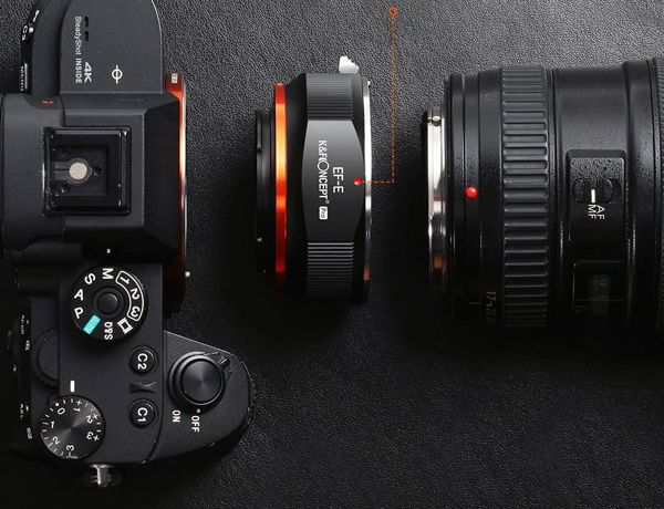 K&F Concept Pro Αντάπτορας Φακού Canon EF/EF-S σε Sony E/NEX - KF06.437