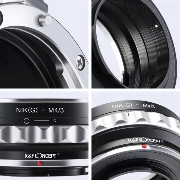 KF Concept Προσαρμογέας Φακού Nikon G F Ai Ai-s σε Olympus & Panasonic Micro 4/3 M4/3 - KF06.077