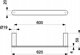 KFA Armatura Κρεμάστρα Μπάνιου 60cm, Μαύρη, 864-027-81