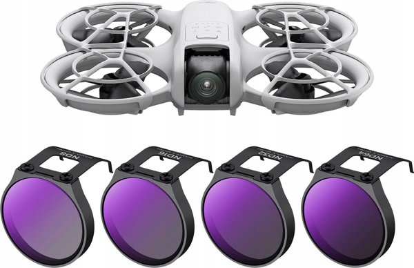 K&F Concept Σετ Φίλτρων ND 4 σε 1 (ND8, ND16, ND32, ND64) για Drone DJI NEO