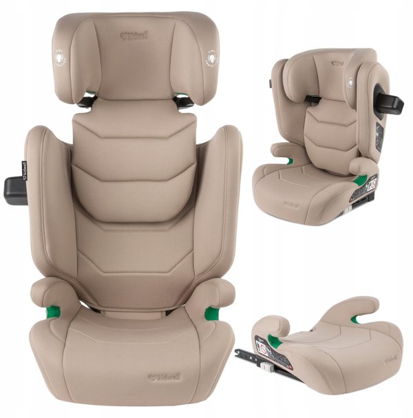 KIDWELL FOTELIK TENDO BEIGE 100-150cm ISOFIX