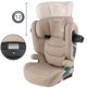 KIDWELL FOTELIK TENDO BEIGE 100-150cm ISOFIX