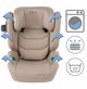 KIDWELL FOTELIK TENDO BEIGE 100-150cm ISOFIX