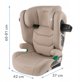 KIDWELL FOTELIK TENDO BEIGE 100-150cm ISOFIX