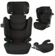 KIDWELL FOTELIK TENDO BLACK 100-150cm ISOFIX