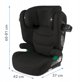 KIDWELL FOTELIK TENDO BLACK 100-150cm ISOFIX