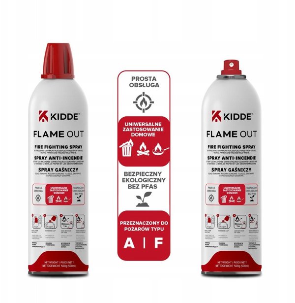 Kidde Spray gaśniczy Flame Out 500 ml