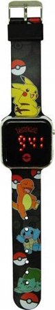 Kids Euroswan Zegarek cyfrowy LED Pokemon Charmander POK4322
