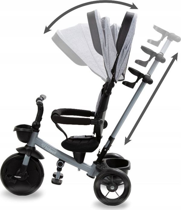 Kidwell Rowerek trojkolowy AXEL szary Titanium Grey kidwell