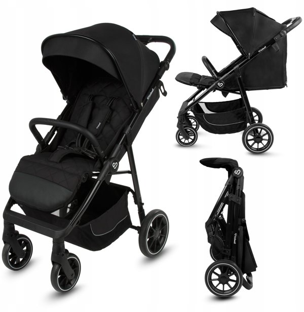 KIDWELL Καρότσι περιπάτου ENZO BLACK 5906601700521