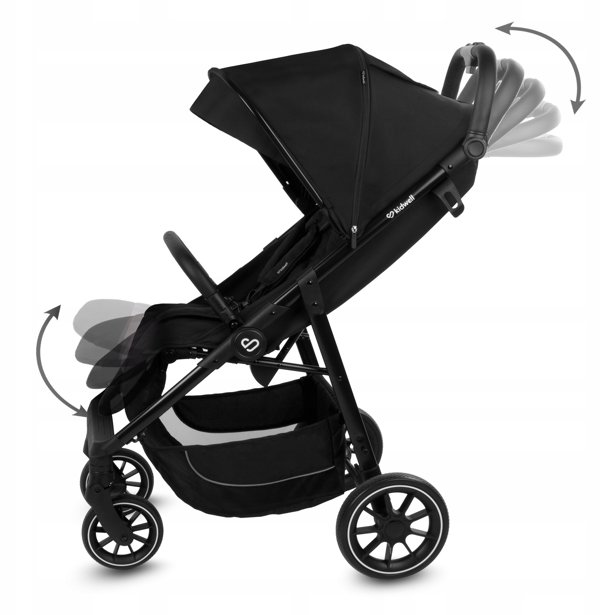 KIDWELL Καρότσι περιπάτου ENZO BLACK 5906601700521