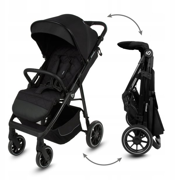 KIDWELL Καρότσι περιπάτου ENZO BLACK 5906601700521