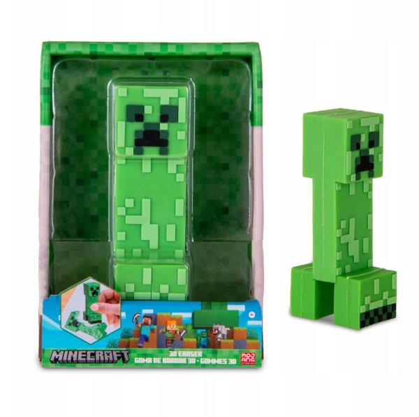 Γόμα Σβήστρα 3D Minecraft Kids Euroswan - Σχολική Γόμα για Παιδιά