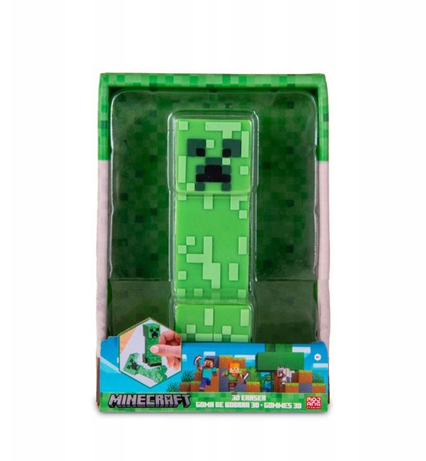 Γόμα Σβήστρα 3D Minecraft Kids Euroswan - Σχολική Γόμα για Παιδιά