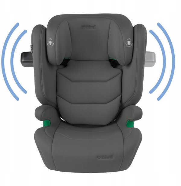 KIDWELL FOTELIK TENDO GRAY 100-150cm ISOFIX