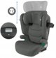 KIDWELL FOTELIK TENDO GRAY 100-150cm ISOFIX