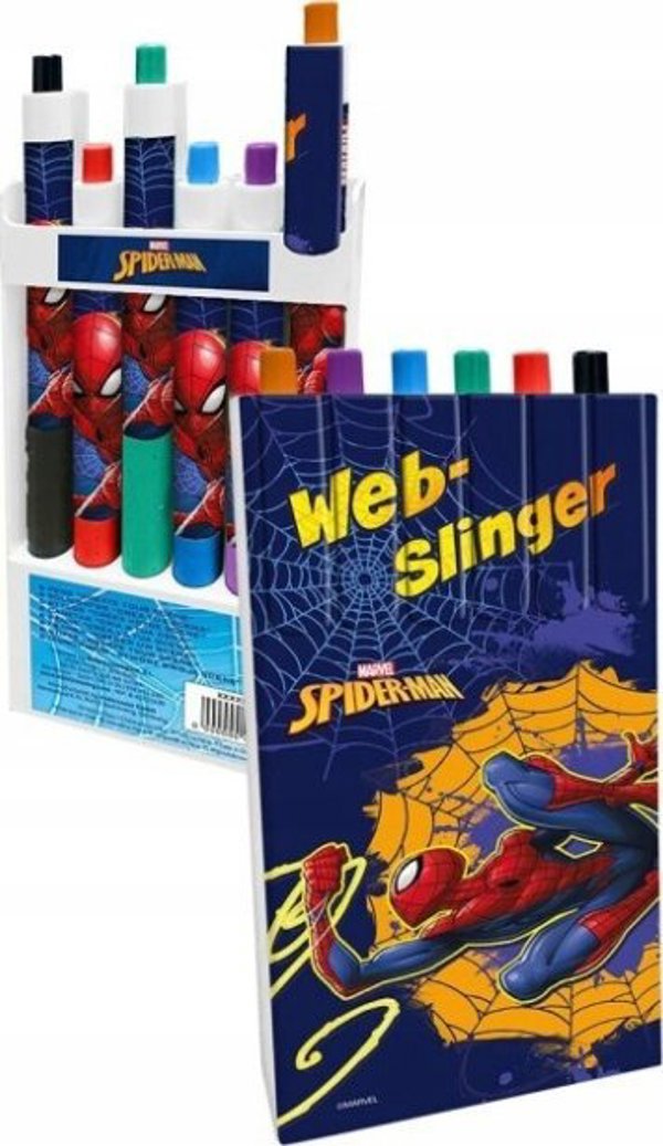 Σετ 6 στυλό Spiderman SP50058 Kids Euroswan