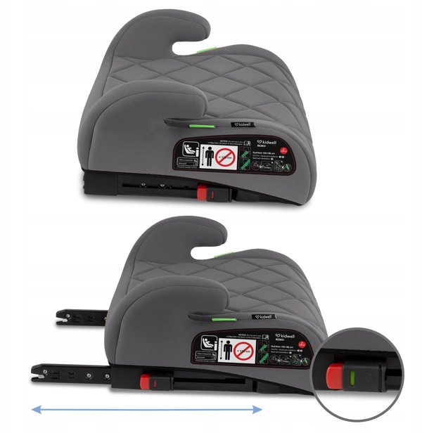 KIDWELL FOTELIK BOSTER PODSTAWKA REMO ISOFIX GRAY
