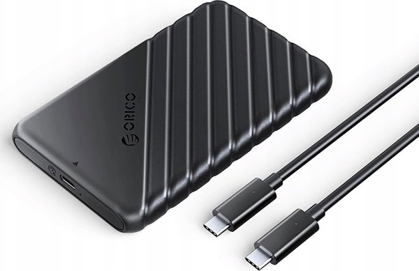 Θήκη για δίσκο 2,5" HDD/SSD USB-C 3.1 6Gbps - μαύρη