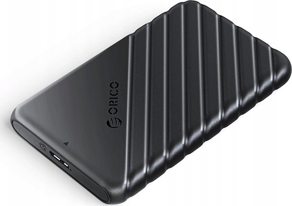 Θήκη δίσκου 2,5" HDD/SSD USB3.0 Micro-B 5Gbps - μαύρη