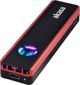 Akasa Vegas SSD Mate Θήκη M.2 PCIe NVMe SSD, USB-C 3.2 Gen 2, Αλουμίνιο με RGB Φωτισμό (AK-ENU3M2-06)