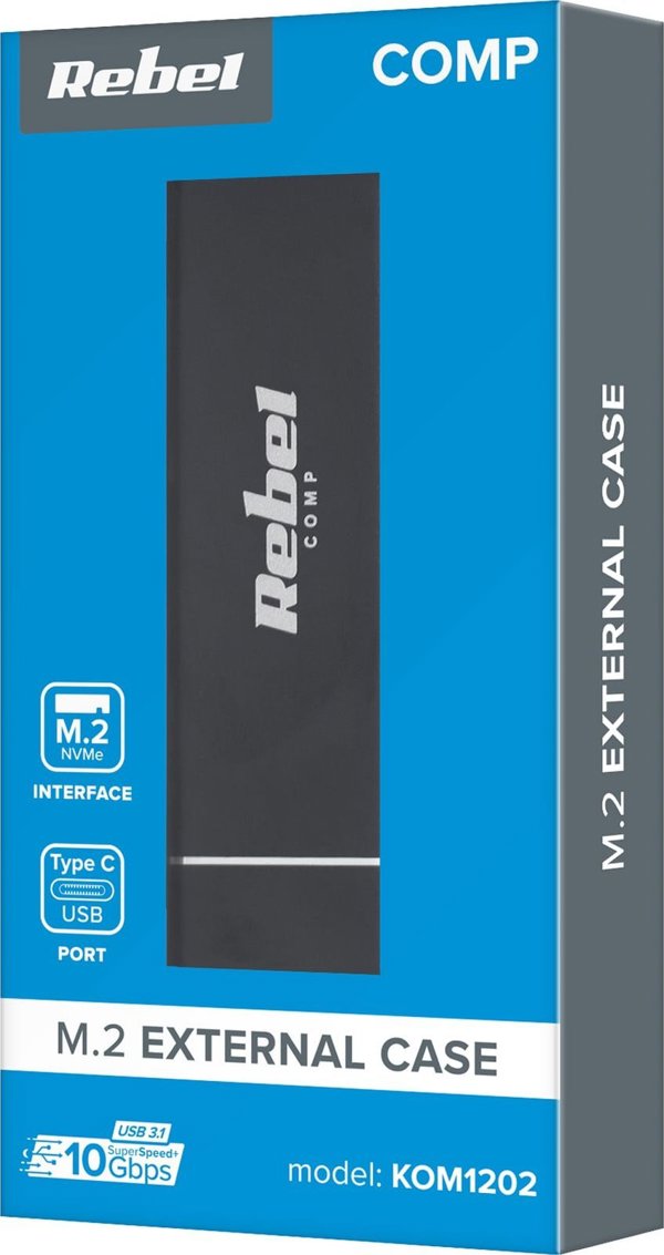 Rebel Comp Θήκη SSD M.2 NVMe & NGFF, Μοντέλο M2788, USB-C External Case