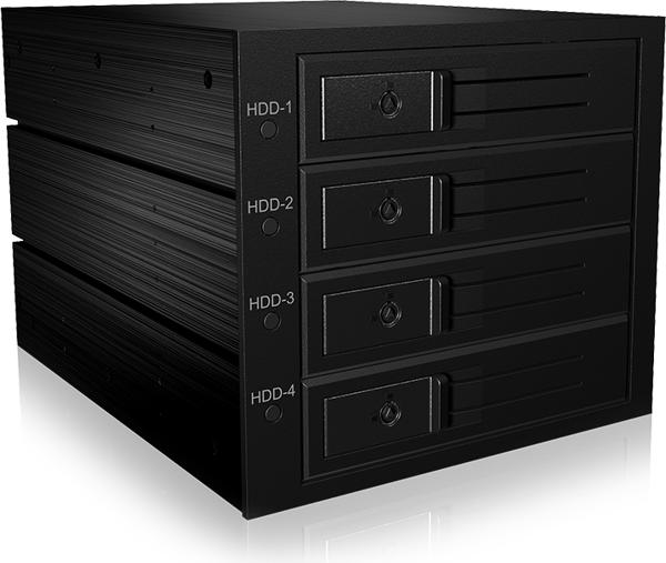 Kieszen Icy Box IB-564SSK Backplane 4x 3.5 HDD 3x 5.25 6Gb/s 56004