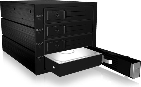 Kieszen Icy Box IB-564SSK Backplane 4x 3.5 HDD 3x 5.25 6Gb/s 56004