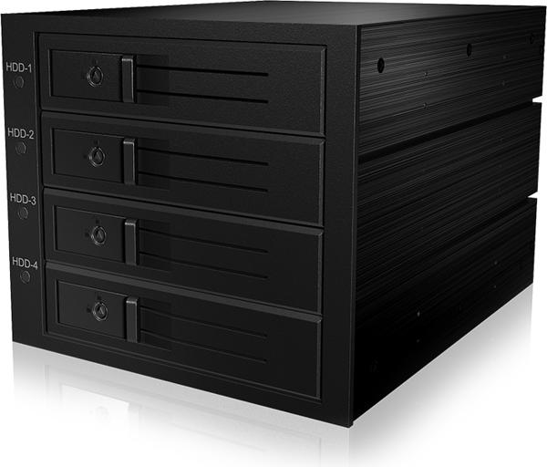 Kieszen Icy Box IB-564SSK Backplane 4x 3.5 HDD 3x 5.25 6Gb/s 56004