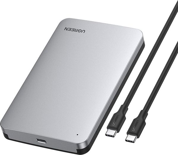 Ugreen Θήκη Σκληρού Δίσκου 2.5" HDD/SSD USB-C 3.2 Gen 2, Ασημί (70499)