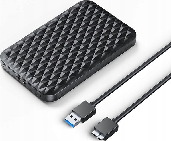 Θήκη για δίσκο 2,5" HDD/SSD USB Micro-B 5Gbps - μαύρη